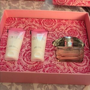 Versace Bright Crystal Set - Pink and Silver Accents